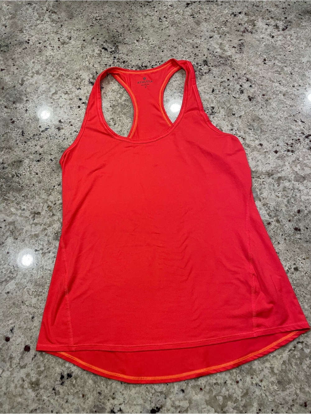 Athleta Bright Hot Pink Racerback Performance Tank